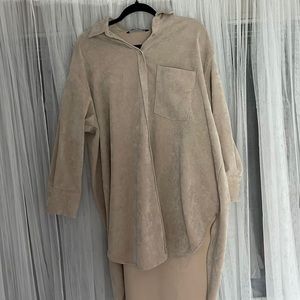 Zara button down perfect for fall winter 🫶